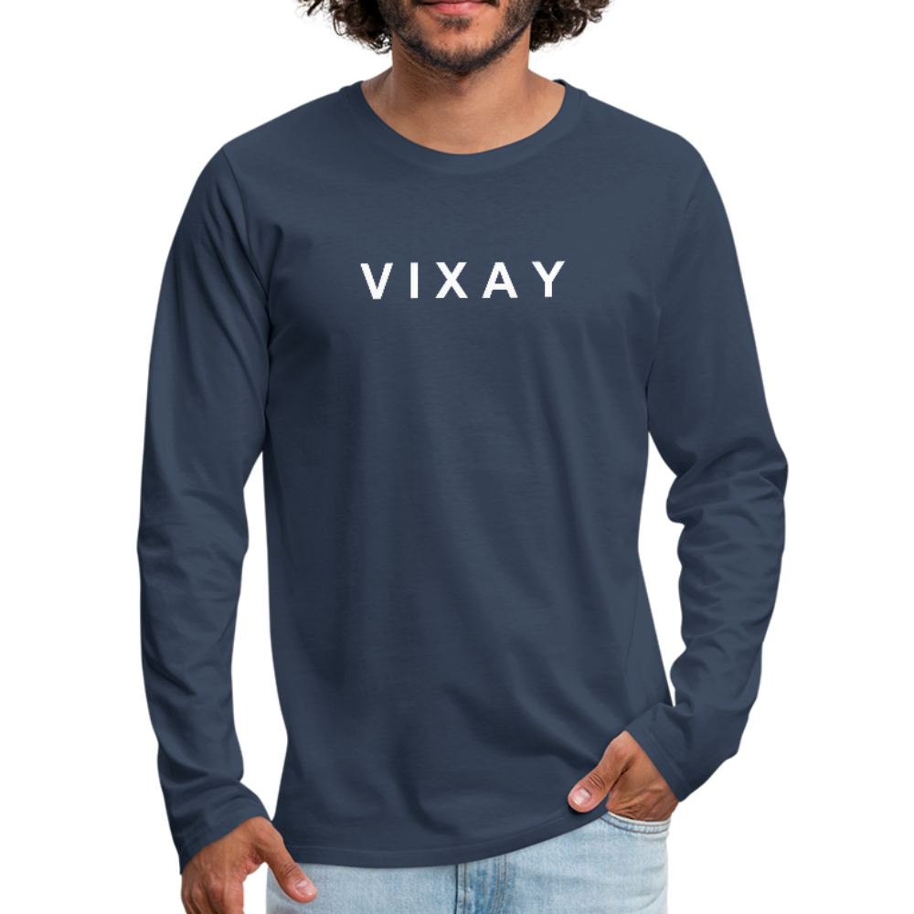 VIXAY Premium Long Sleeve T-Shirt - navy