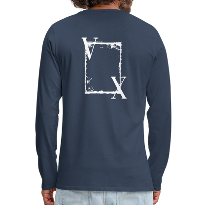 VIXAY Premium Long Sleeve T-Shirt - navy