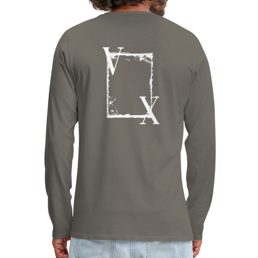 VIXAY Premium Long Sleeve T-Shirt - asphalt gray
