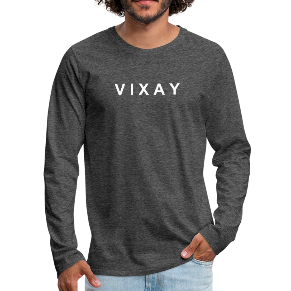 VIXAY Premium Long Sleeve T-Shirt - charcoal gray