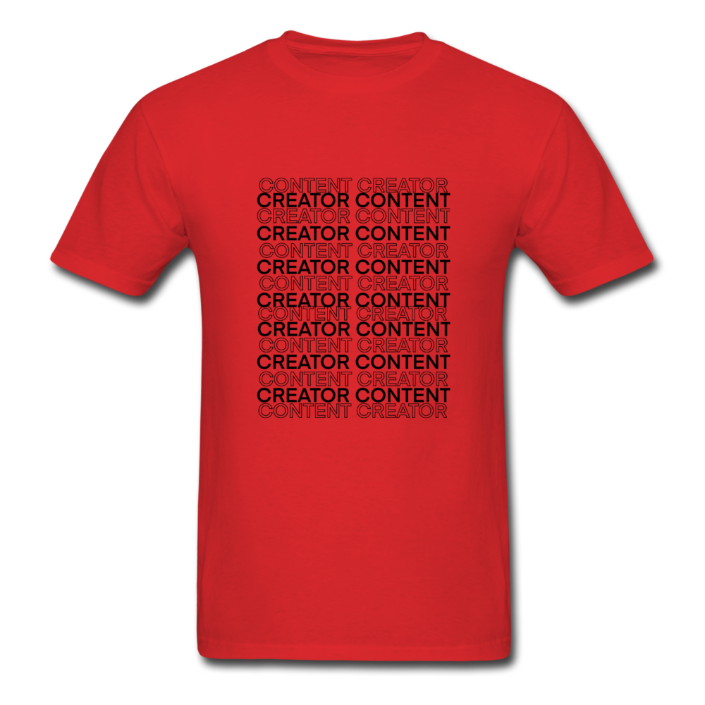 Creator Content tee - red