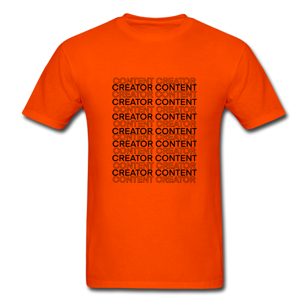 Creator Content tee - orange