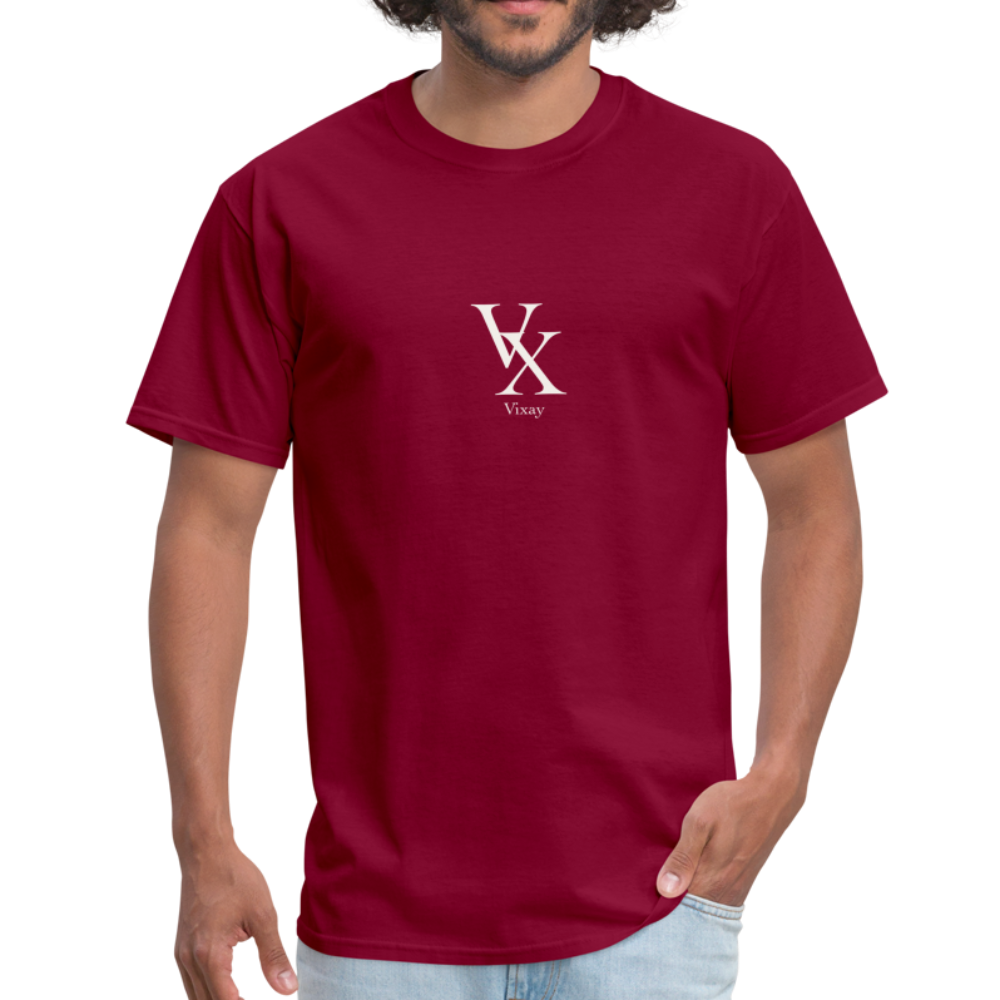 Vx symbol tee - burgundy
