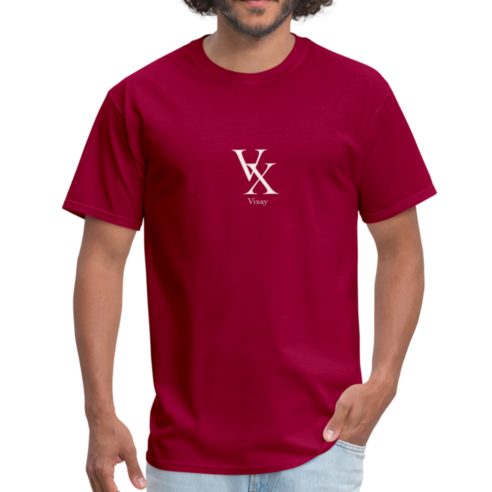 Vx symbol tee - dark red