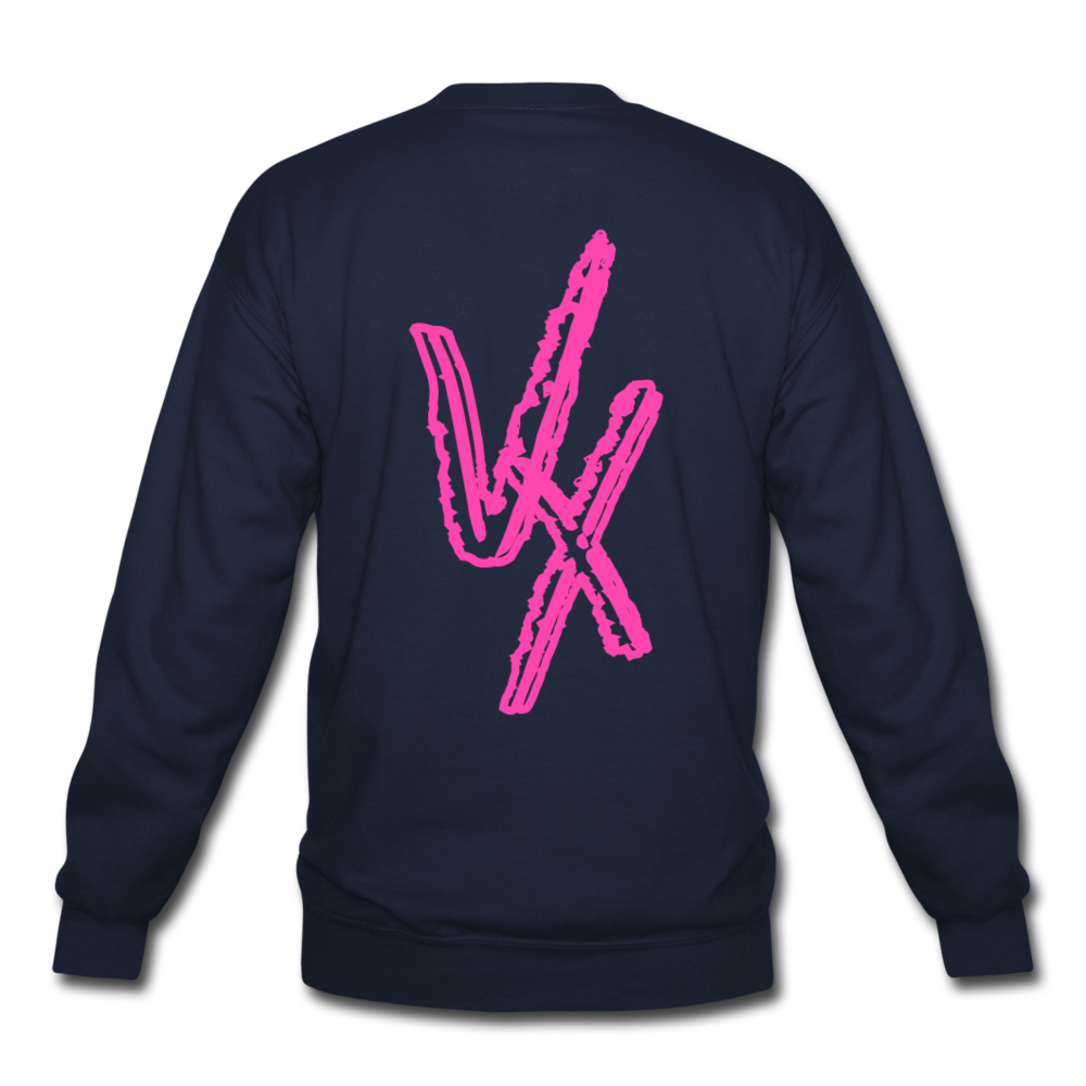 Construct Sweatshirt (pink) - navy