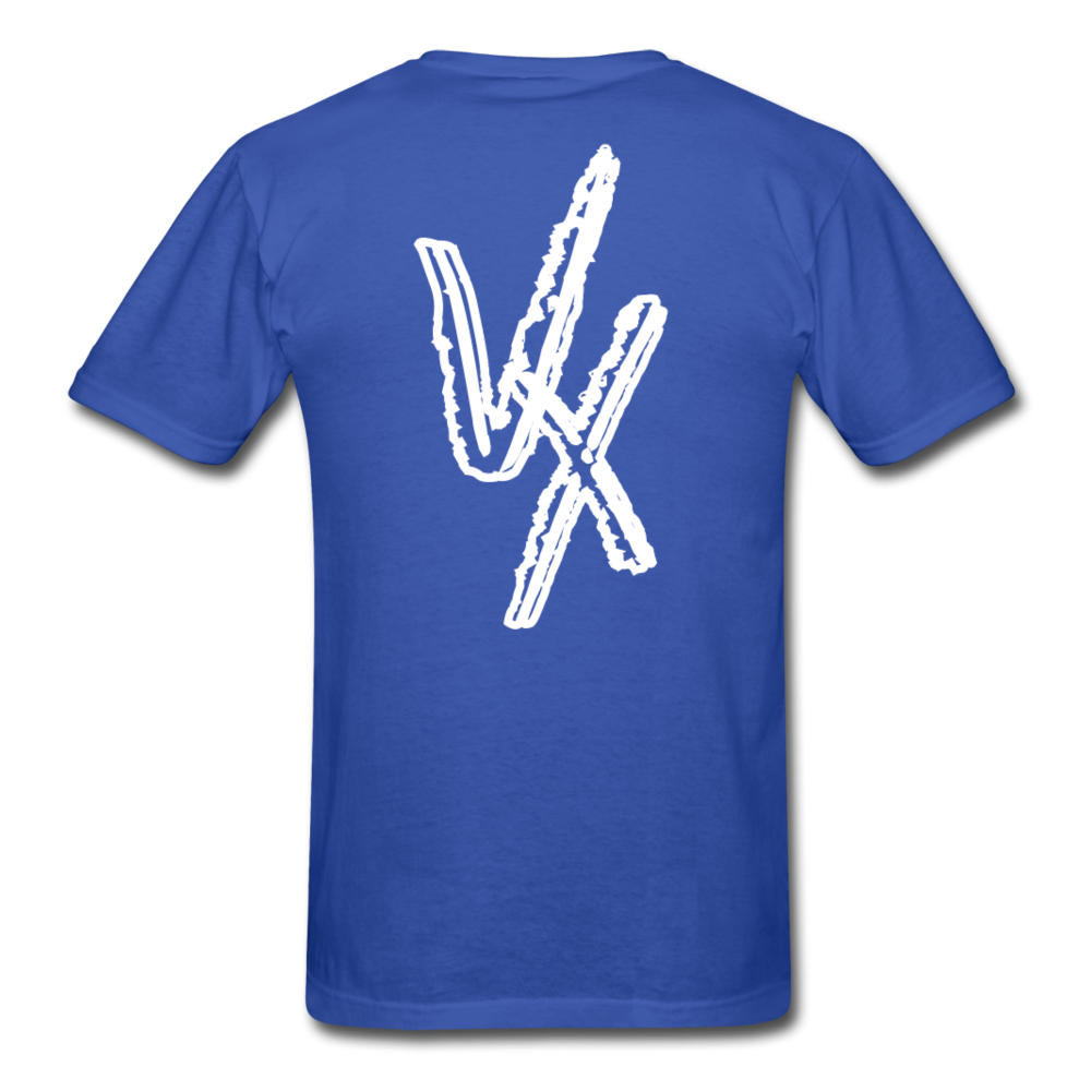 Signature tee (vx back) new - royal blue