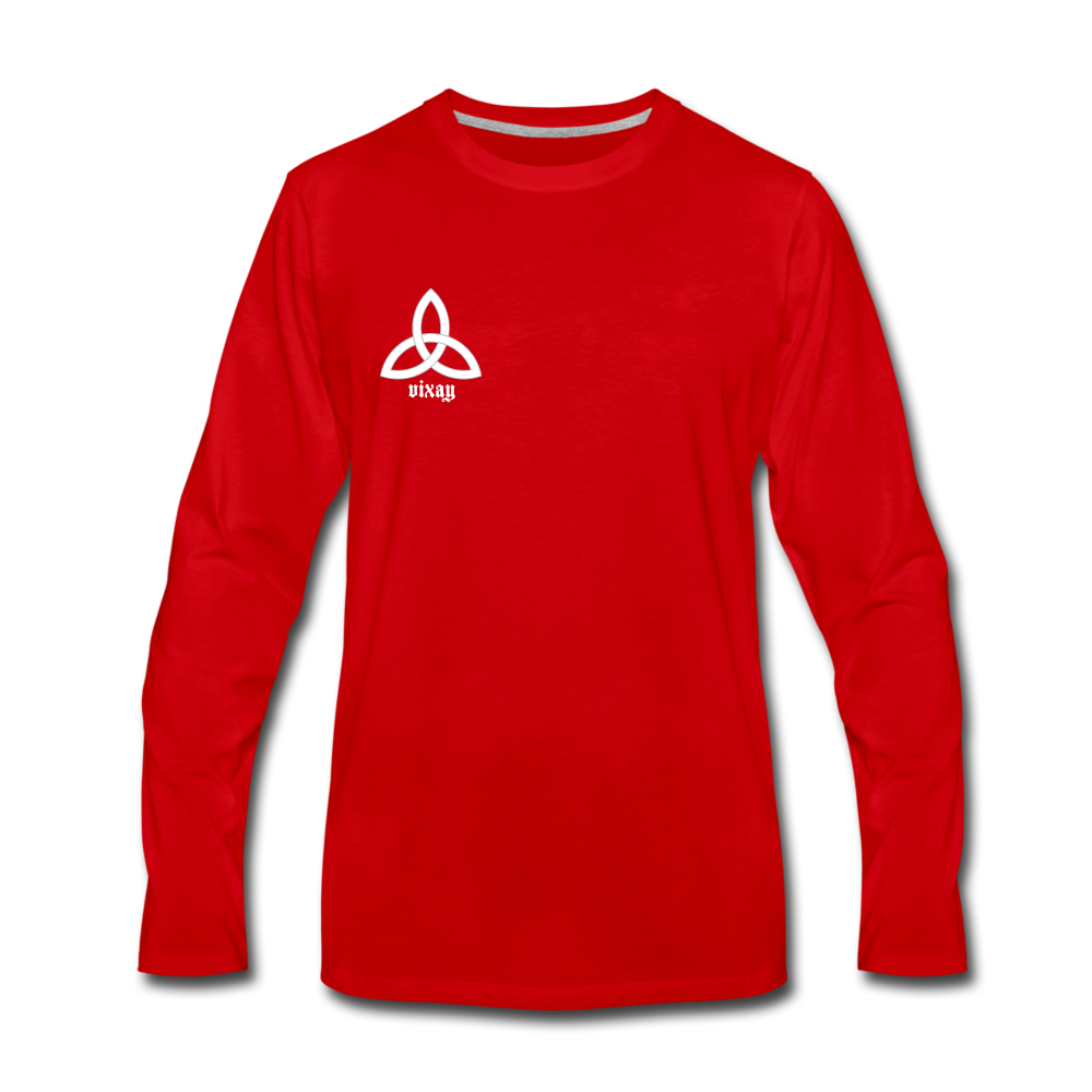 Signature long sleeve tee (new) - red