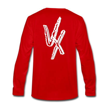 Signature long sleeve tee (new) - red