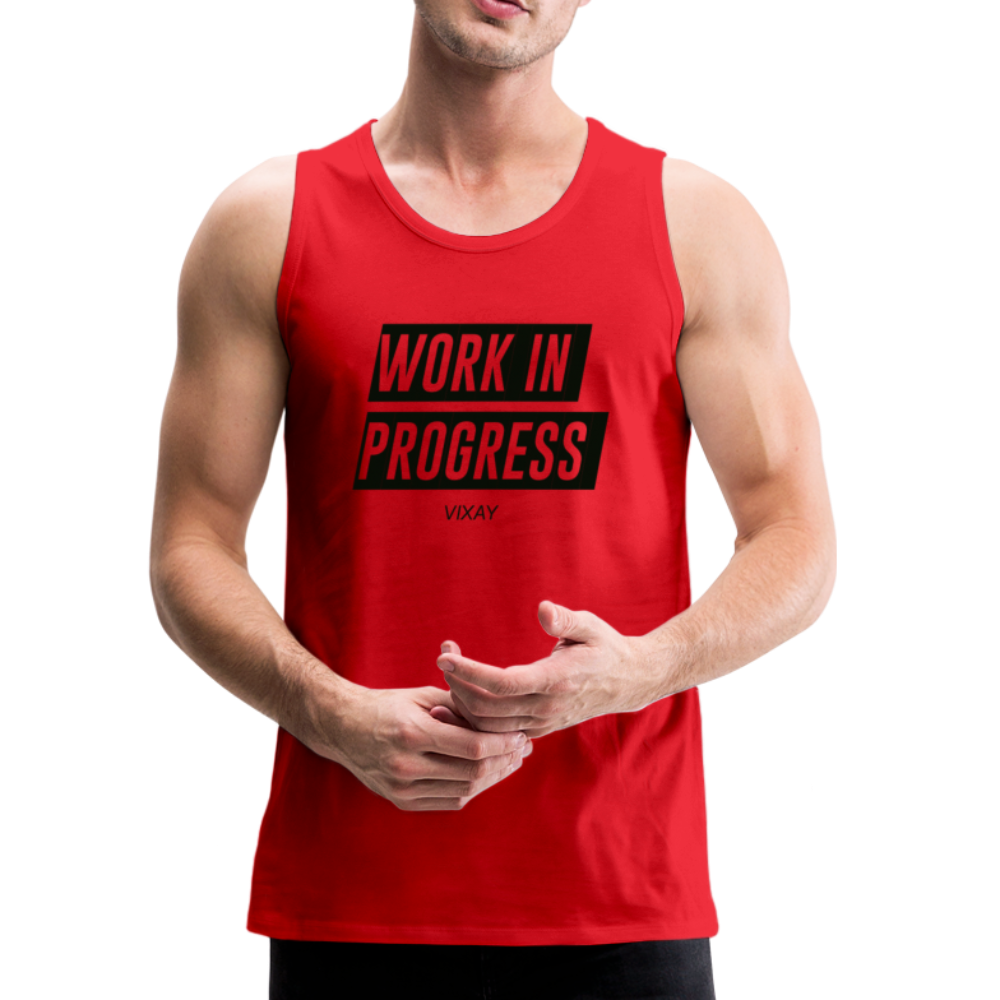 Work in Progress Muscle tee WIP - red