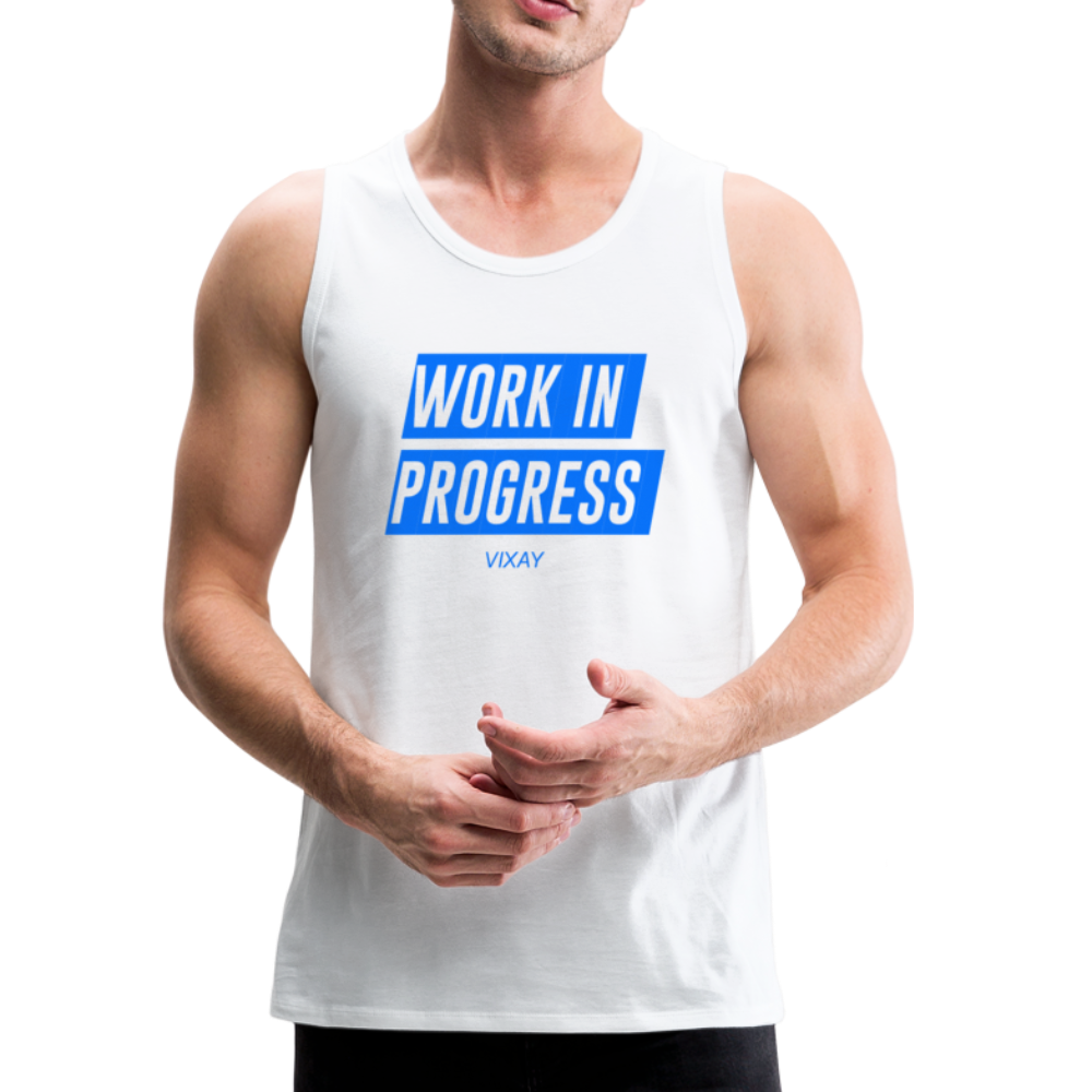 Work in Progress muscle tee WIP - white